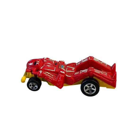 Hot Wheels Red & Yellow Zombot Diecast Car 2017 Mattel 1:36 Scale - Picture 2 of 5